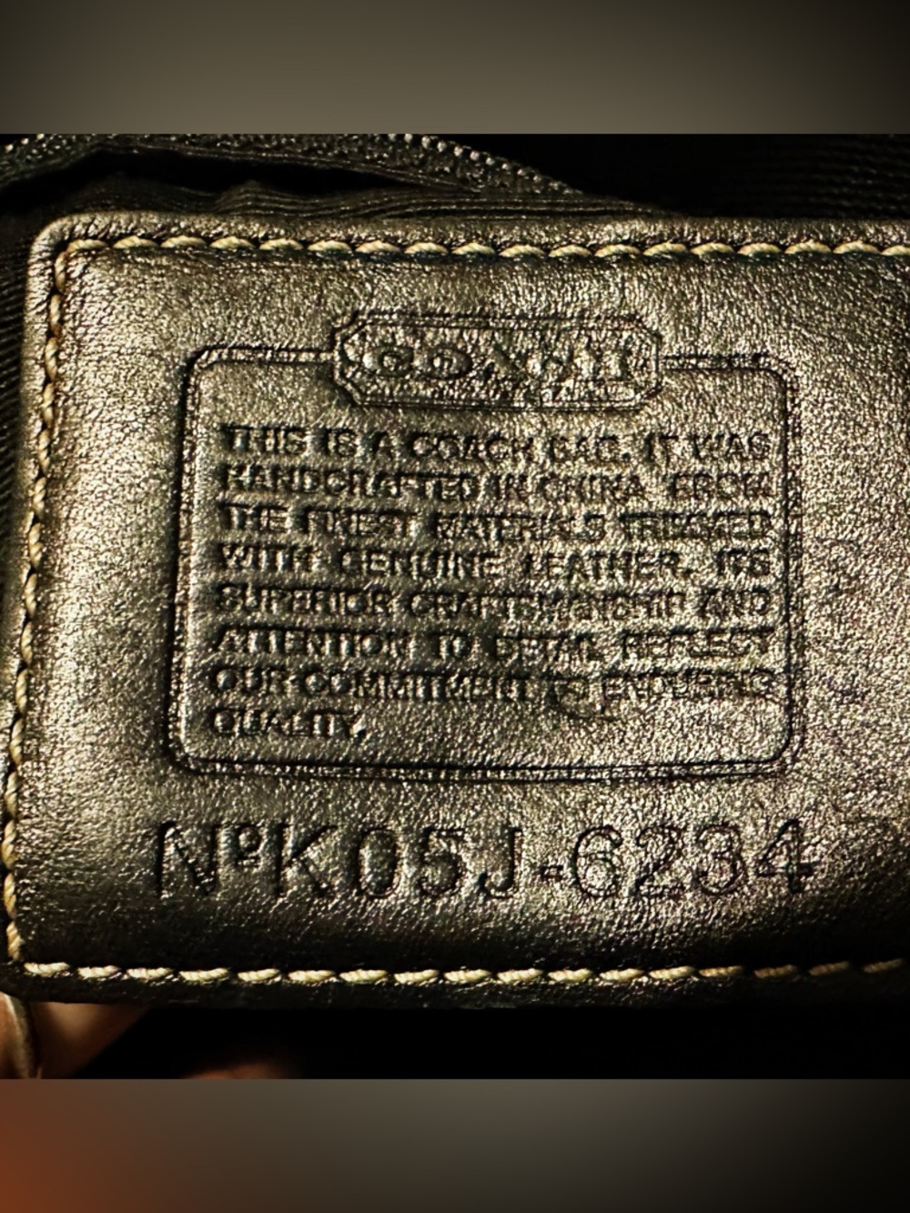 Vintage Coach Y2K soho shoulder Bag Black Signature Tote with cherry chain tote - Picture 9 of 17